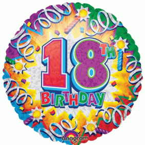 18th Birthday Balloon 18th Birthday Balloon