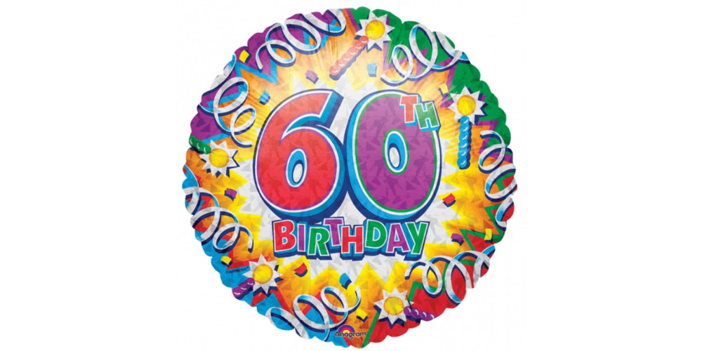 60th Birthday Balloon  