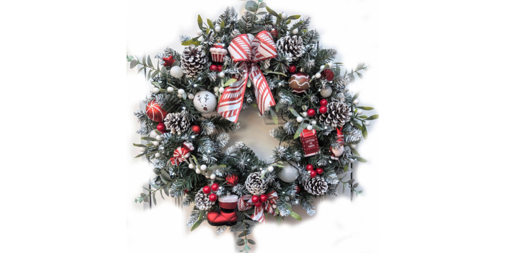 Another letter to Santa Festive Wreath