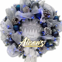 blue christmas plaque blue christmas plaque