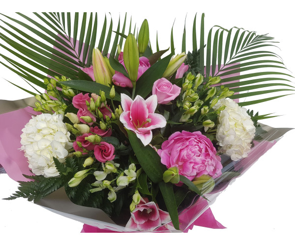 Florist Choice pink Hand-tied Bouquet