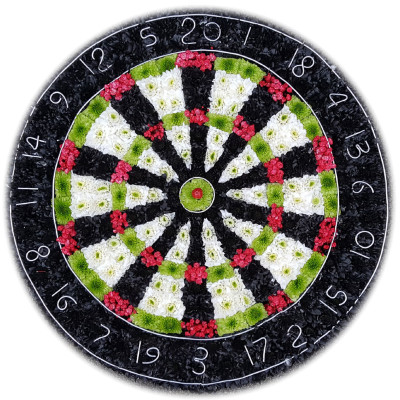 Dartboard tribute