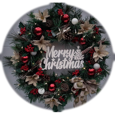 Merry Christmas Wreath