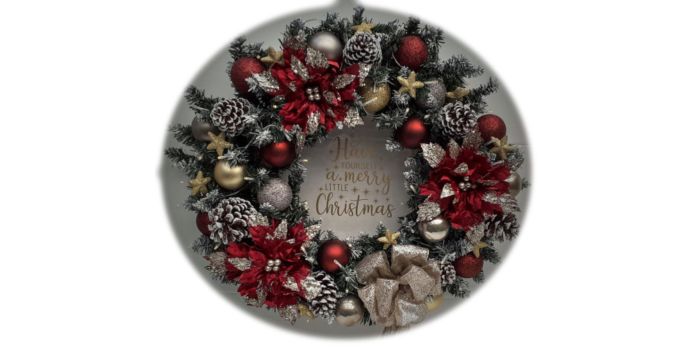 Merry Little Christmas Wreath