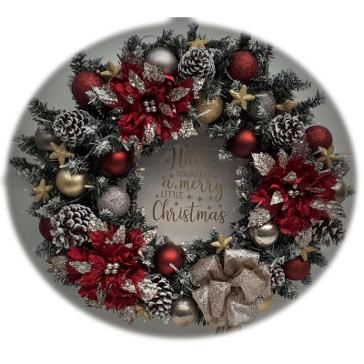 Merry Little Christmas Wreath