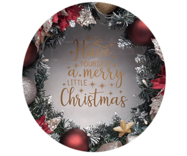 Merry Little Christmas Wreath