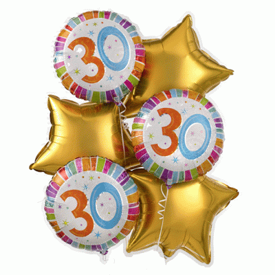 30th Birthday Balloon Bouquet 