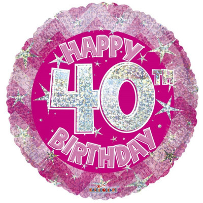 Happy 40th Birthday Balloon