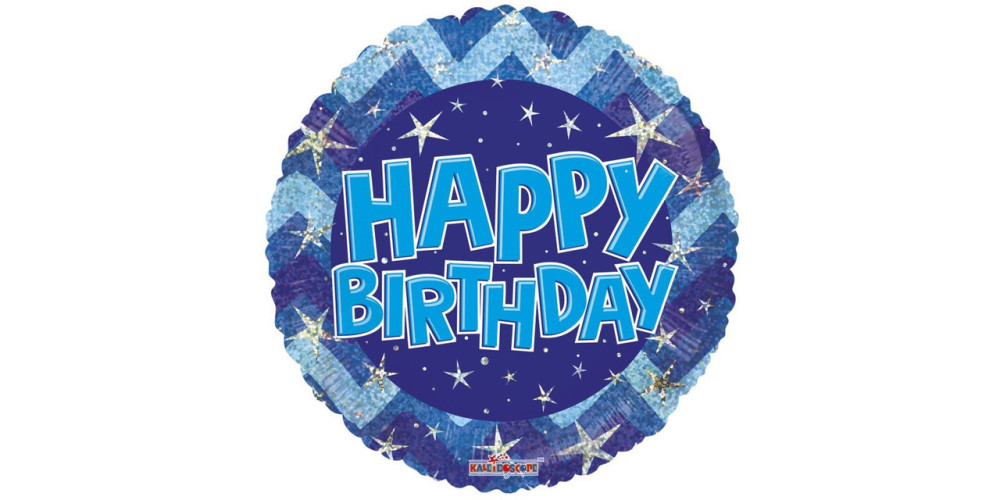 Happy Birthday Balloon Holographic