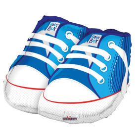  Baby Shoes Blue Shape Balloon
