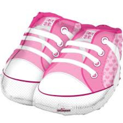  Baby Shoes Pink Shape Balloon