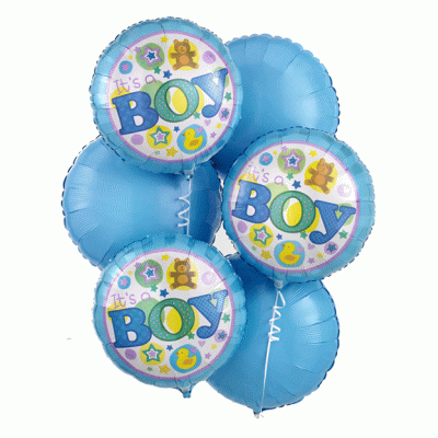 Baby Boy Balloon Bouquet 