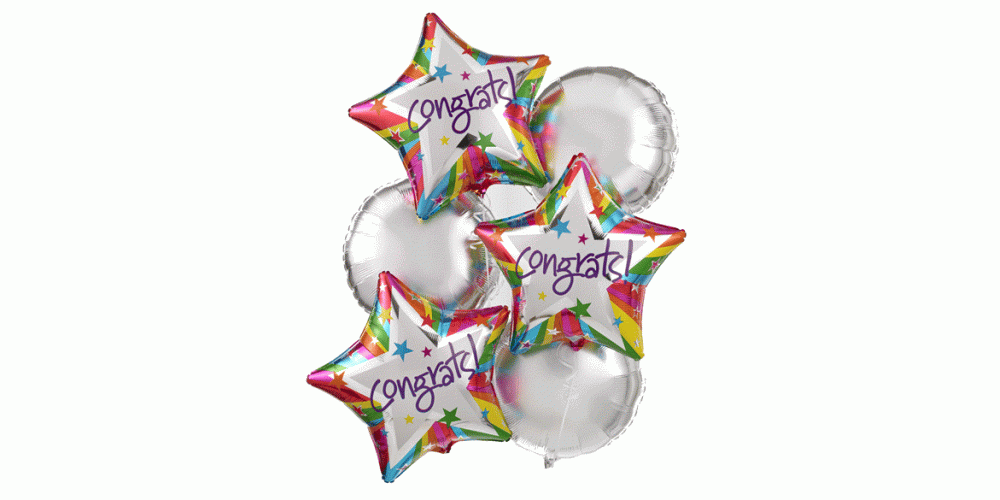 Congratulations Balloon Bouquet 