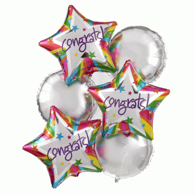 Congratulations Balloon Bouquet 