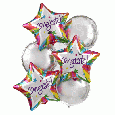 Congratulations Balloon Bouquet 