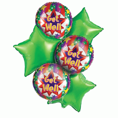 Get Well Soon Balloon Bouquet 