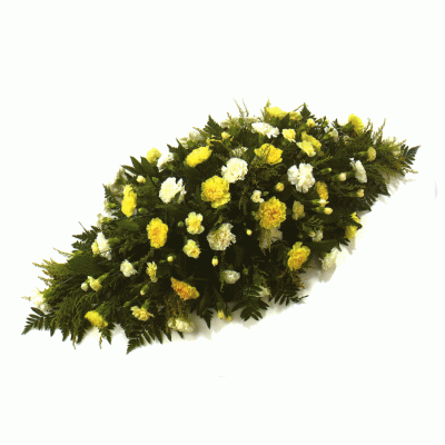 Carnation casket spray Carnation casket spray