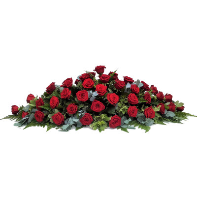 Red Rose Casket Spray Red Rose Casket Spray