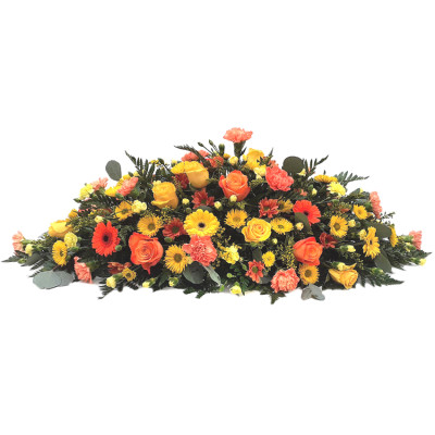 Autumn Sunset Casket Spray Autumn Sunset Casket Spray