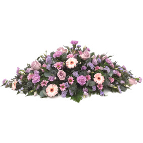 Lilac fragrance casket spray