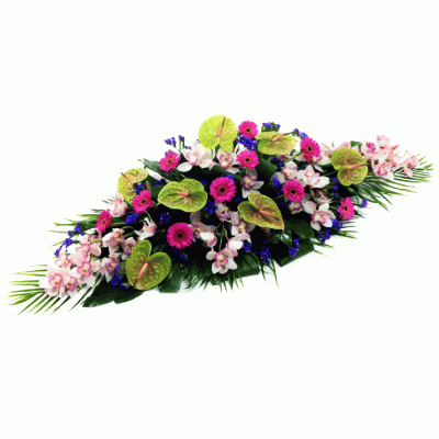 Tropical Deluxe casket spray Tropical Deluxe casket spray