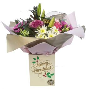 Christmas Wishes Hand Tied Bouquet