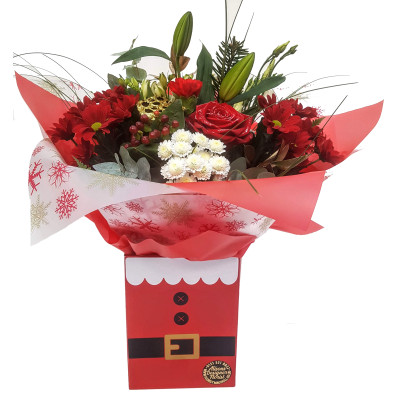 Secret Santa Hand Tied Bouquet