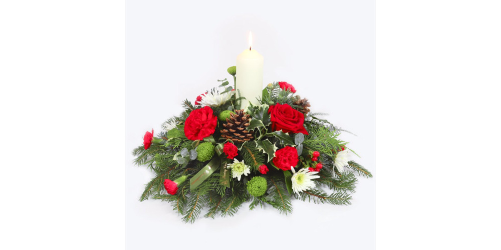 Christmas Candle Arrangement