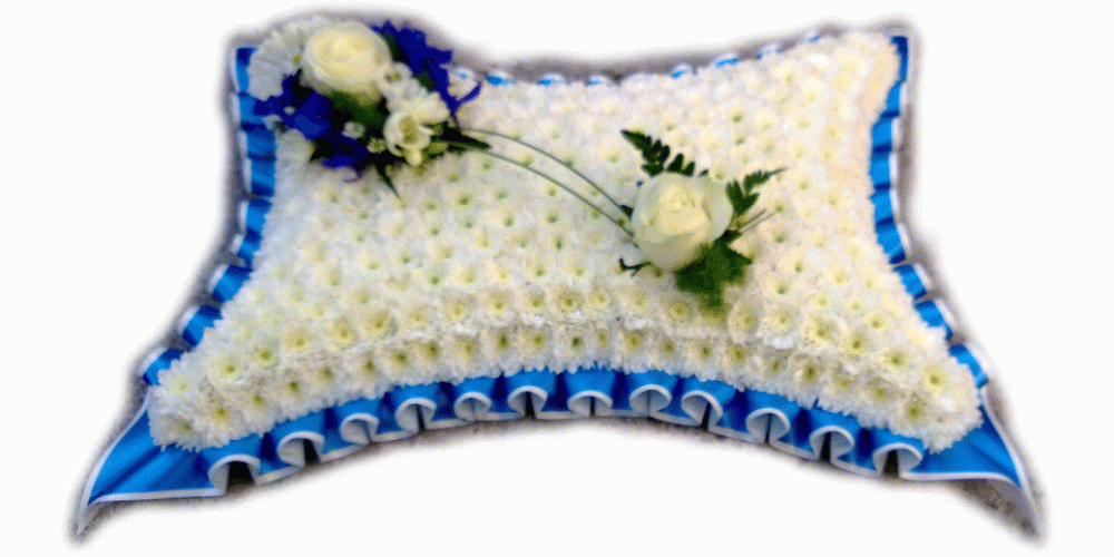 Everton blue and White Pillow 