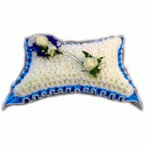 Everton blue and White Pillow 