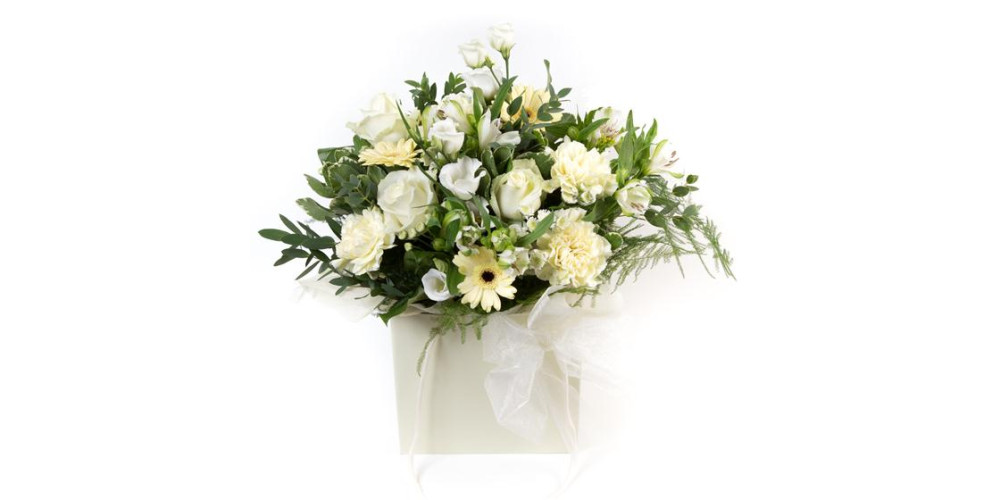 Lemon & White Gift Bag