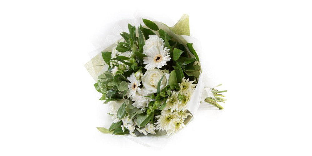 White & Cream Tied Bunch