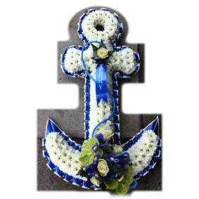 Everton blue coloured Anchor tribute