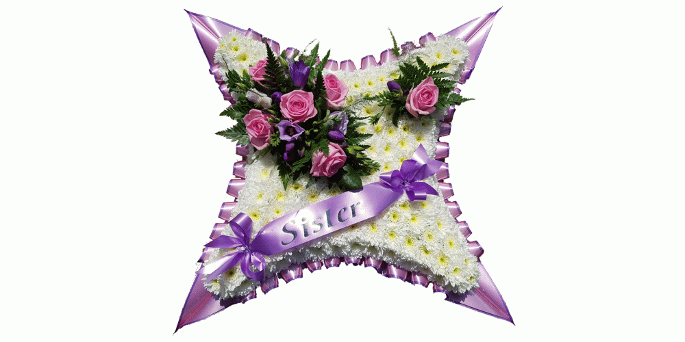 Pink and Lilac Cushion