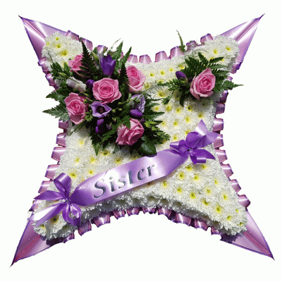 Pink and Lilac Cushion