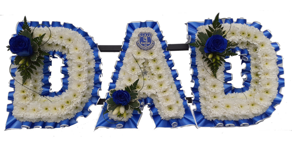 Everton Dad Tribute - blue and white
