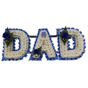 Everton Dad Tribute - blue and white