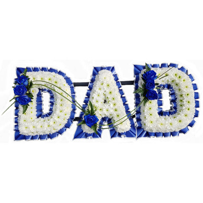 Dad Tribute - Navy blue and white