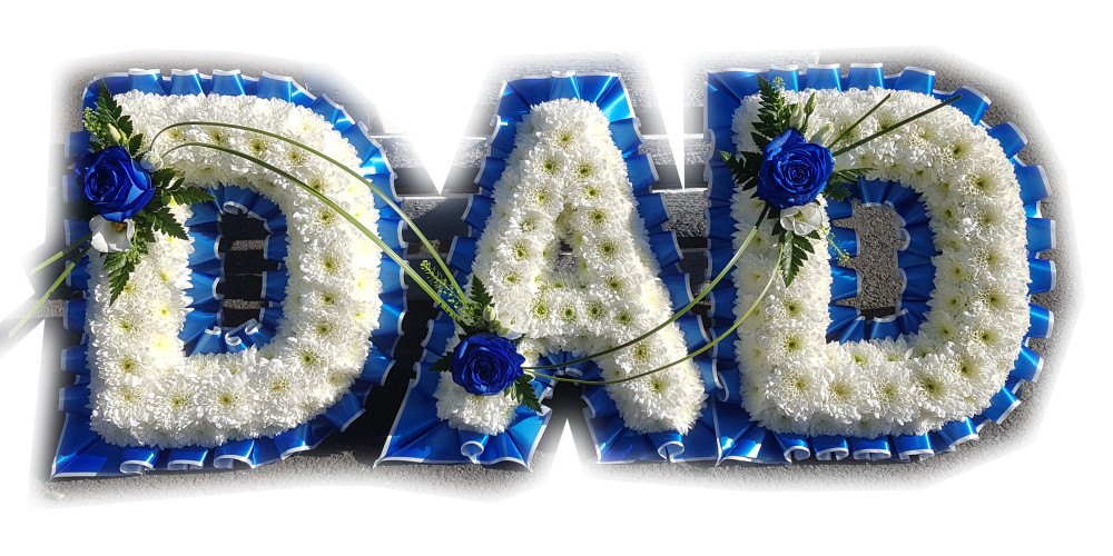 Dad Tribute - Everton blue and white