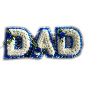 Dad Tribute - Everton blue and white