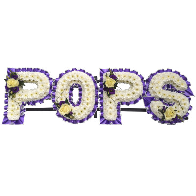 Pops Tribute- Purple and white