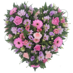 Open Design Heart - Pink Open Design Heart - Pink