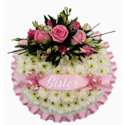 Pink and White Posy Pad
