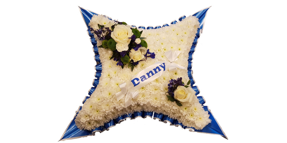 Everton Blue & White Cushion