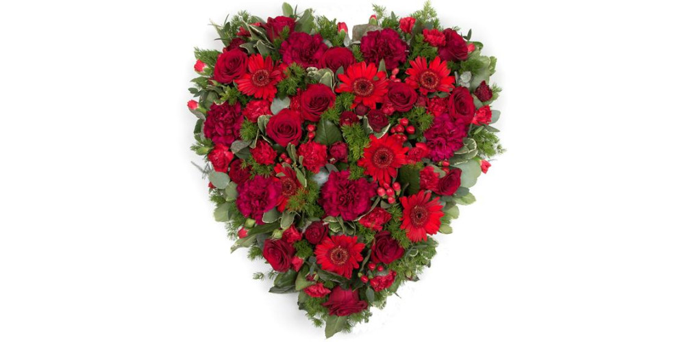 Open Design Heart - red 