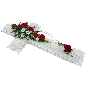 Massed Cross -  White and Red