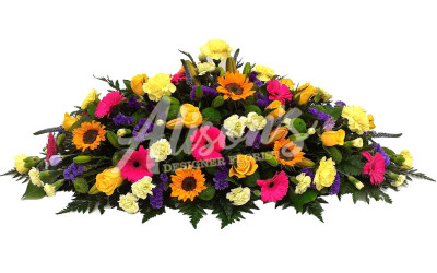 Vibrant Casket Spray