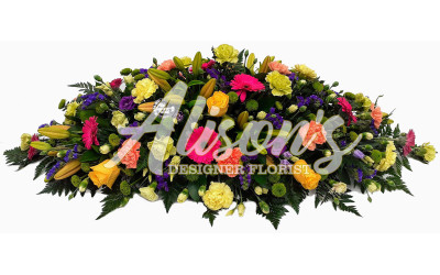 Vibrant Casket Spray