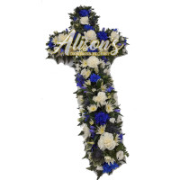 blue & white cross