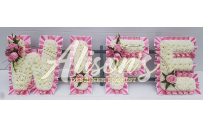 Pink Wife Lettering